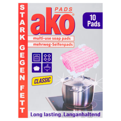 Ako multi-use soap pads 10 pack, imported from the UK