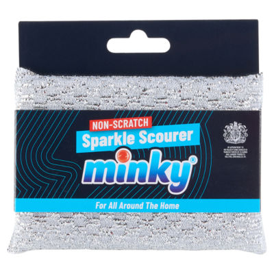 Minky Sparkle Scourer non-scratch cleaning pad, UK version