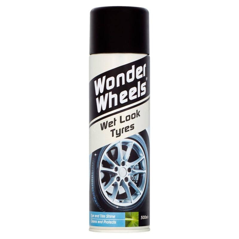 Wonder Wheels Wet Look Tyres spray 500ml (British brand)