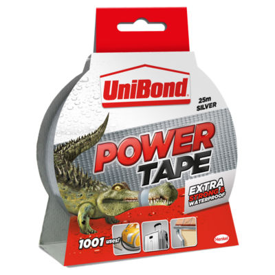 UniBond DIY Power Klebeband Silber Klebeband 25m