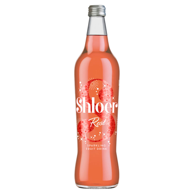 Shloer Rosé sparkling fruit drink 750ml (British brand)