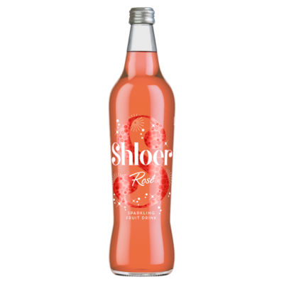 Shloer Rosé sparkling fruit drink 750ml (British brand)