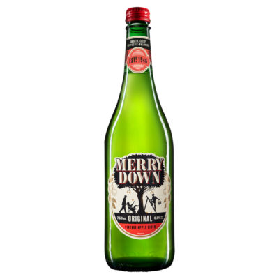 Merrydown Original Vintage apple cider 750ml, imported from the UK