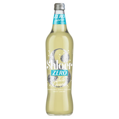 Shloer white grape sparkling fruit drink 750ml (British brand)