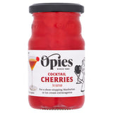 ASDA Opies Cocktail Cherries Maraschino Flavour Syrup Preserved Fruit 225g- Buy online at McGrocer