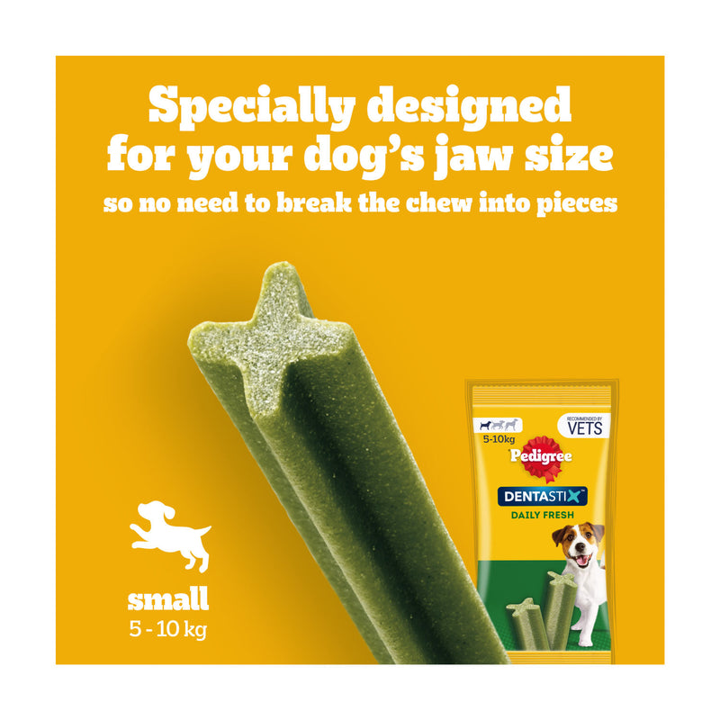 Pedigree DENTASTIX Fresh Dental Chews 7 sticks imported from the UK