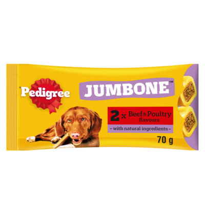 Pedigree Jumbone Beef and Poultry Medium Dog Treats 2 Chews