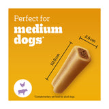 Pedigree Jumbone beef and poultry dog treats 2 chews, imported from the UK