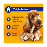 Pedigree daily dental chew sticks for medium dogs, 5 count, imported from the UK