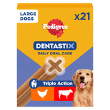 ASDA Pedigree DENTASTIX Large Dog Daily Dental Chews 21 Sticks- Buy online at McGrocer
