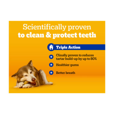 Pedigree DENTASTIX large dog dental chews 21 sticks - British product