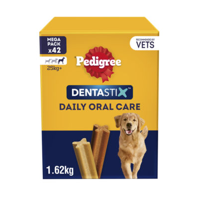 ASDA Pedigree DENTASTIX Daily Dental Chews Large Dog Treats 42 Sticks- Buy online at McGrocer