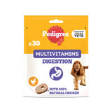 Pedigree Multivitamins Digestion 30 Soft Adult Dog Chews 180g