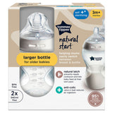 Tommee Tippee Closer to Nature 2x Baby Bottles 3m+