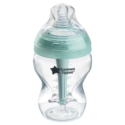 Tommee Tippee advanced anti-colic baby bottle with slow-flow breast-like teat 260ml (British brand)