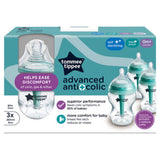 ASDA Tommee Tippee 3x 260ml Advanced Anti-Colic Baby Bottles with Breast-Like Teats- Buy online at McGrocer