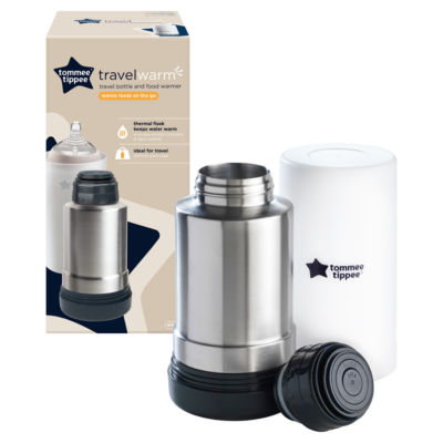 Tommee Tippee travel baby bottle and food warmer flask (British brand)