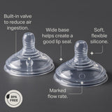 Tommee Tippee breast-like baby teats medium flow 2-pack (British brand)