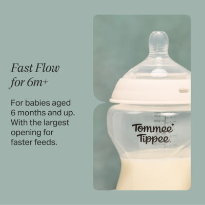 Tommee Tippee Natural Start baby bottle teats breast-like shape pack of 2 (British brand)