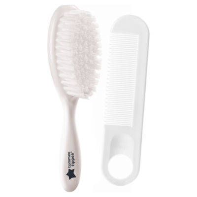 Soft Bristle Baby Hair Brush and Comb Set for Newborns