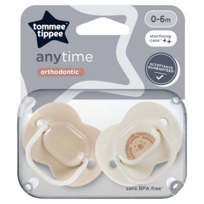 Tommee Tippee Closer to Nature Orthodontic Soothers 0 to 6m