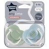 Tommee Tippee symmetrical soothers 6-18 months (British brand)