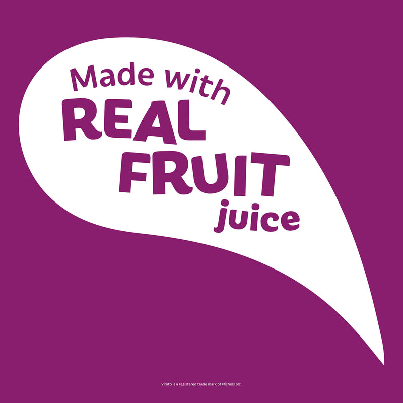 Vimto raspberry, orange & passionfruit no added sugar squash 1 litre (British brand)