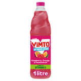 Vimto raspberry, orange & passionfruit no added sugar squash 1 litre (British brand)