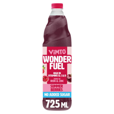 Vimto Summer Berries squash no added sugar 725ml, UK version