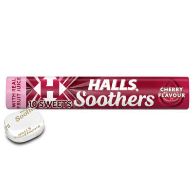 Halls Soothers cherry lozenges 45g, UK version