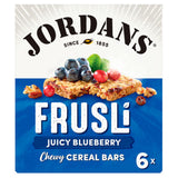 ASDA Jordans Frusli Juicy Blueberries Fruit Cereal Bars 6 x 30g (180g)- Buy online at McGrocer
