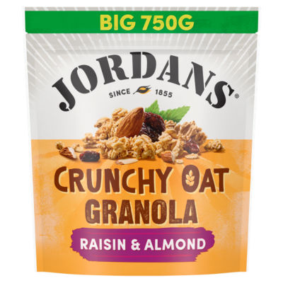 Jordans Crunchy Oat Granola Raisin & Almond 750g, UK version