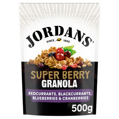 Jordans super berry granola breakfast cereal 500g, UK version