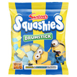 Swizzels Squashies Drumstick Banana & Blueberry flavour chewy sweets 120g (British brand)