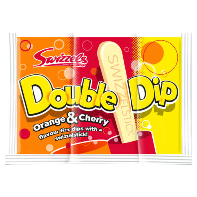 ASDA Swizzels Orange & Cherry Double Dip Fruity Fizz Sweets 19g- Buy online at McGrocer