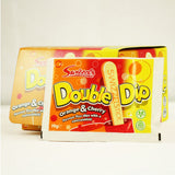 Swizzels Orange & Cherry Double Dip fizzy sweets 19g (British brand)