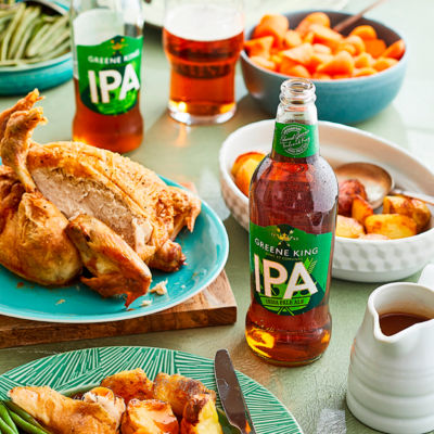 Greene King IPA India Pale Ale beer 500ml, UK version