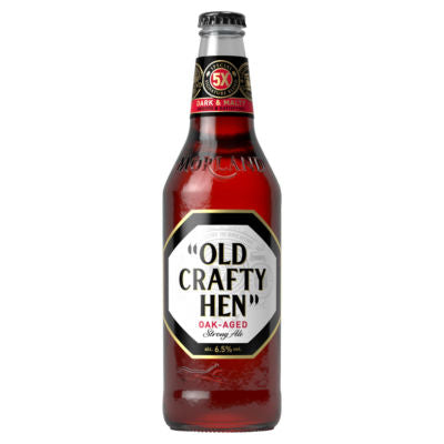 Morland Old Crafty Hen oak-aged strong ale 500ml, imported from the UK