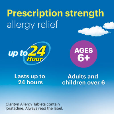Clarityn Allergy Tablets 10mg loratadine 14 tablets, UK version