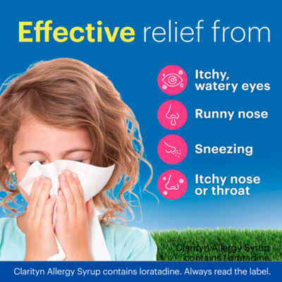 Clarityn allergy syrup 60ml mixed berries flavour - British product