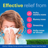 Clarityn allergy syrup 60ml mixed berries flavour - British product