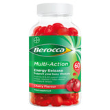 ASDA Berocca Multi-Action Cherry Flavour Vitamin Gummies 60 Gummies- Buy online at McGrocer