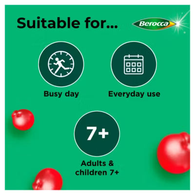 Berocca cherry flavour vitamin gummies 60 gummies - British product