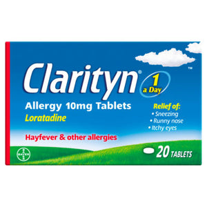 Clarityn Allergy 10mg Tablets 20 Tablets