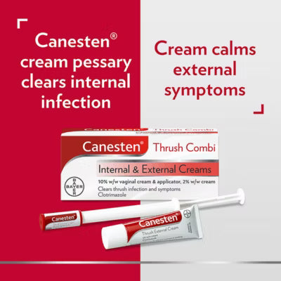 Canesten Thrush Combi Internal & External Cream - British product