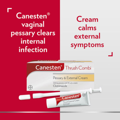 Canesten Thrush Combi Pessary & Cream 500mg - British product