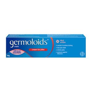 Germoloids Triple Action Haemorrhoids Cream 55g
