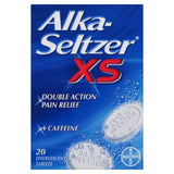 Comprimés effervescents Alka-Seltzer XS Double Action Soulagement de la douleur (boîte de 20)