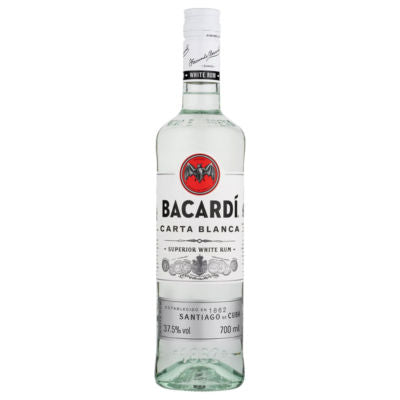 Bacardí White Rum Carta Blanca 70cl - British product