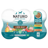 ASDA Naturo Natural Dog Food Poultry Selection in Herb Gravy Wet Dog Food 6 x 390g- Buy online at McGrocer
